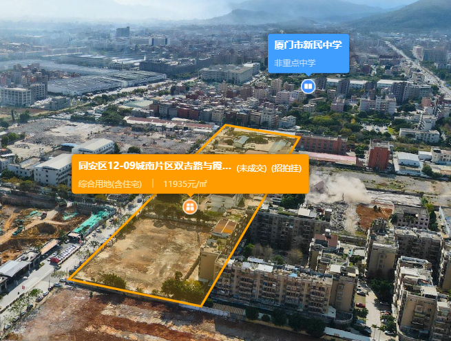 1宗流拍!厦门第三批以179亿落幕,岛内市场平稳